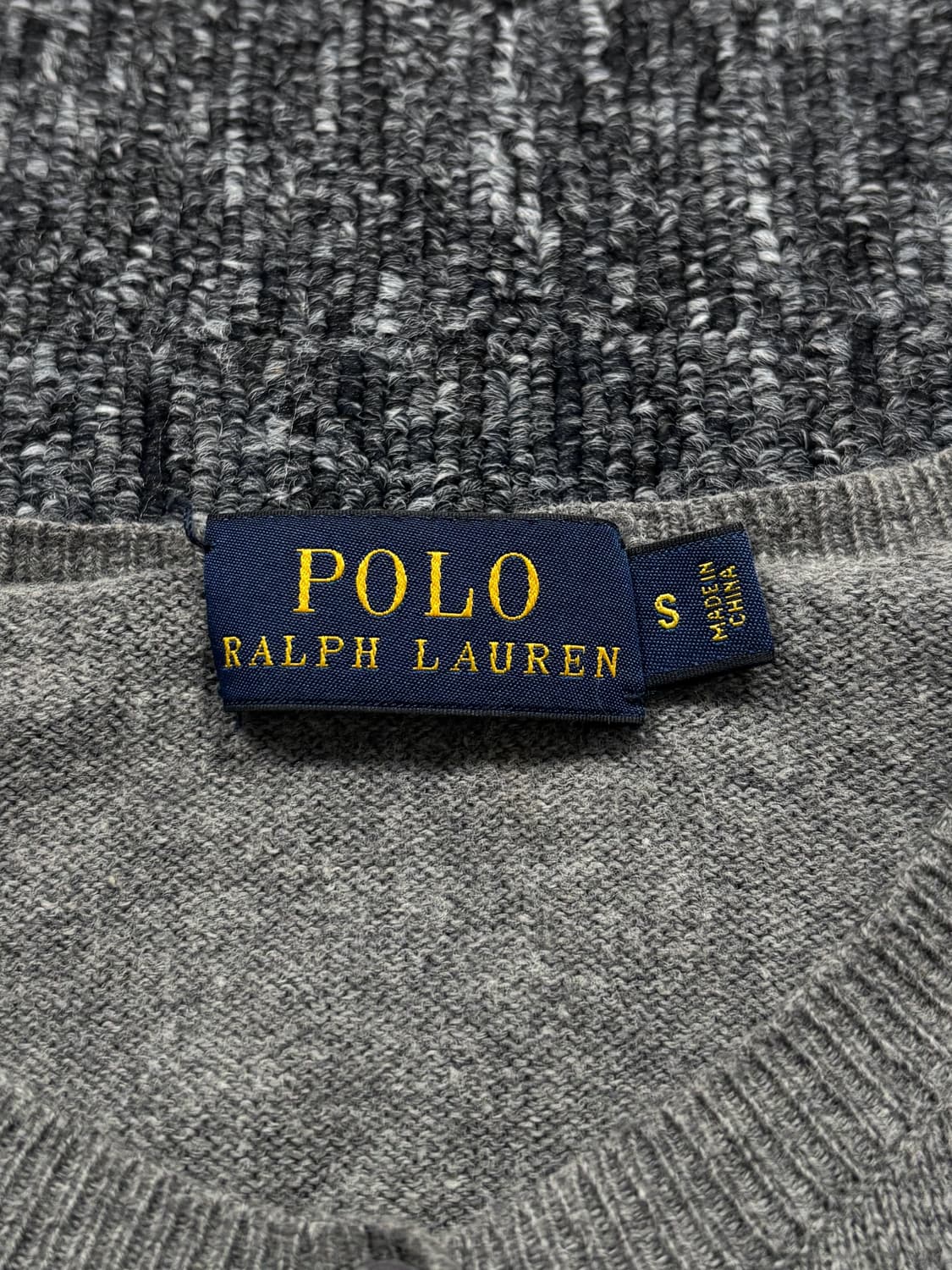 폴로 그레이 가디건 상품이미지5