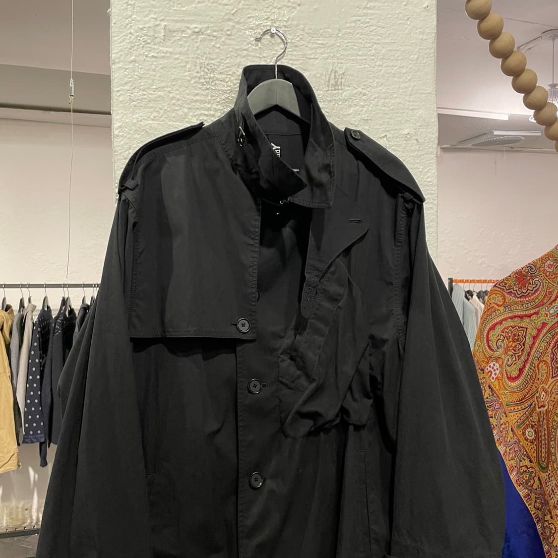 요지야마모토 3D 트렌치코트 상품이미지2