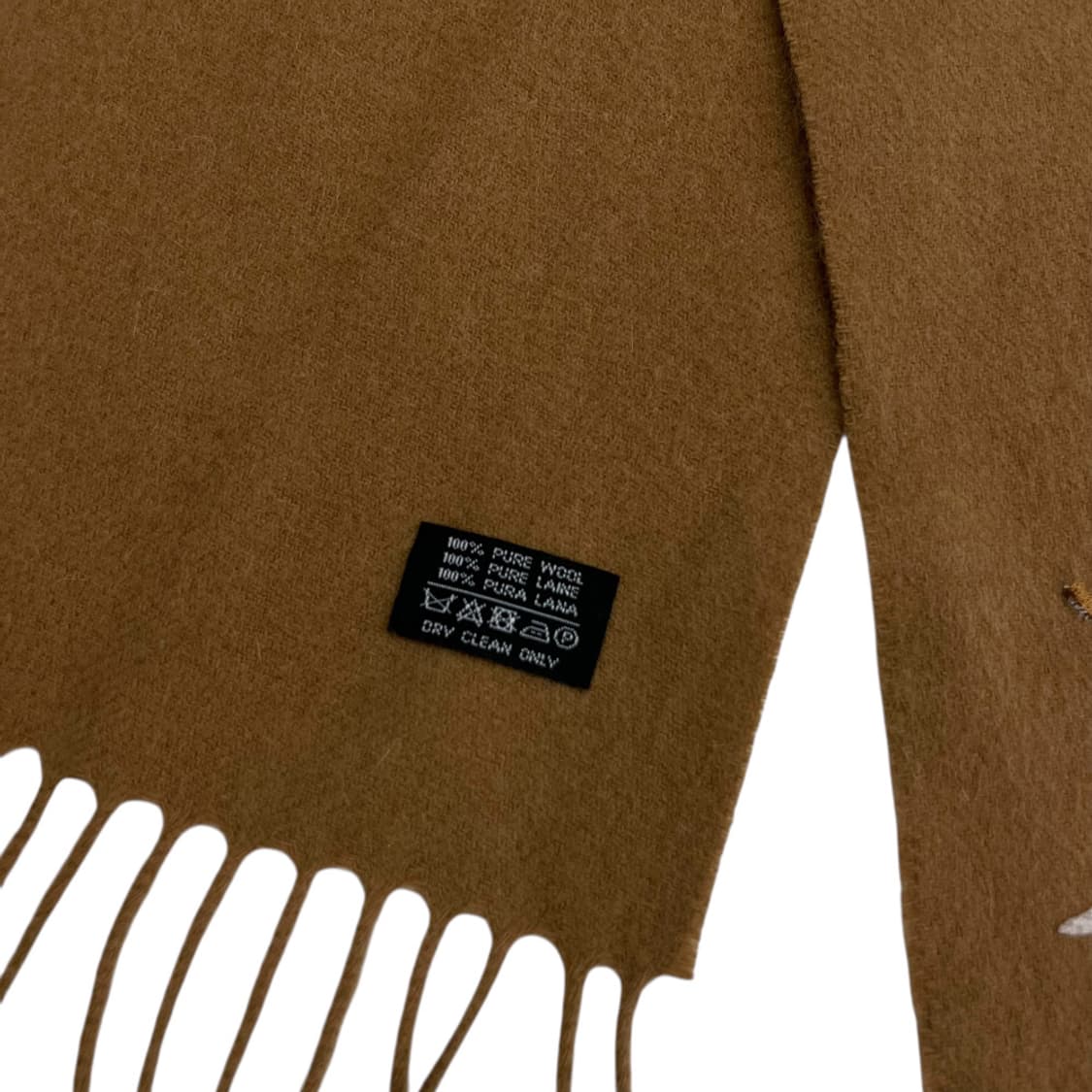  입생로랑 자수로고 베이지 머플러 상품이미지7