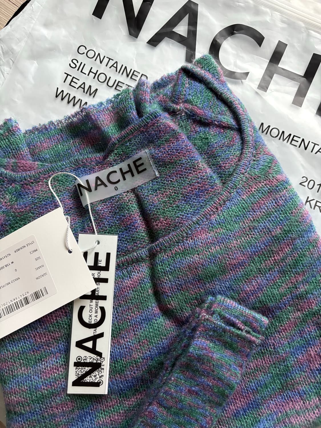 새상품 ) 나체 mixed muffler knit 상품이미지1