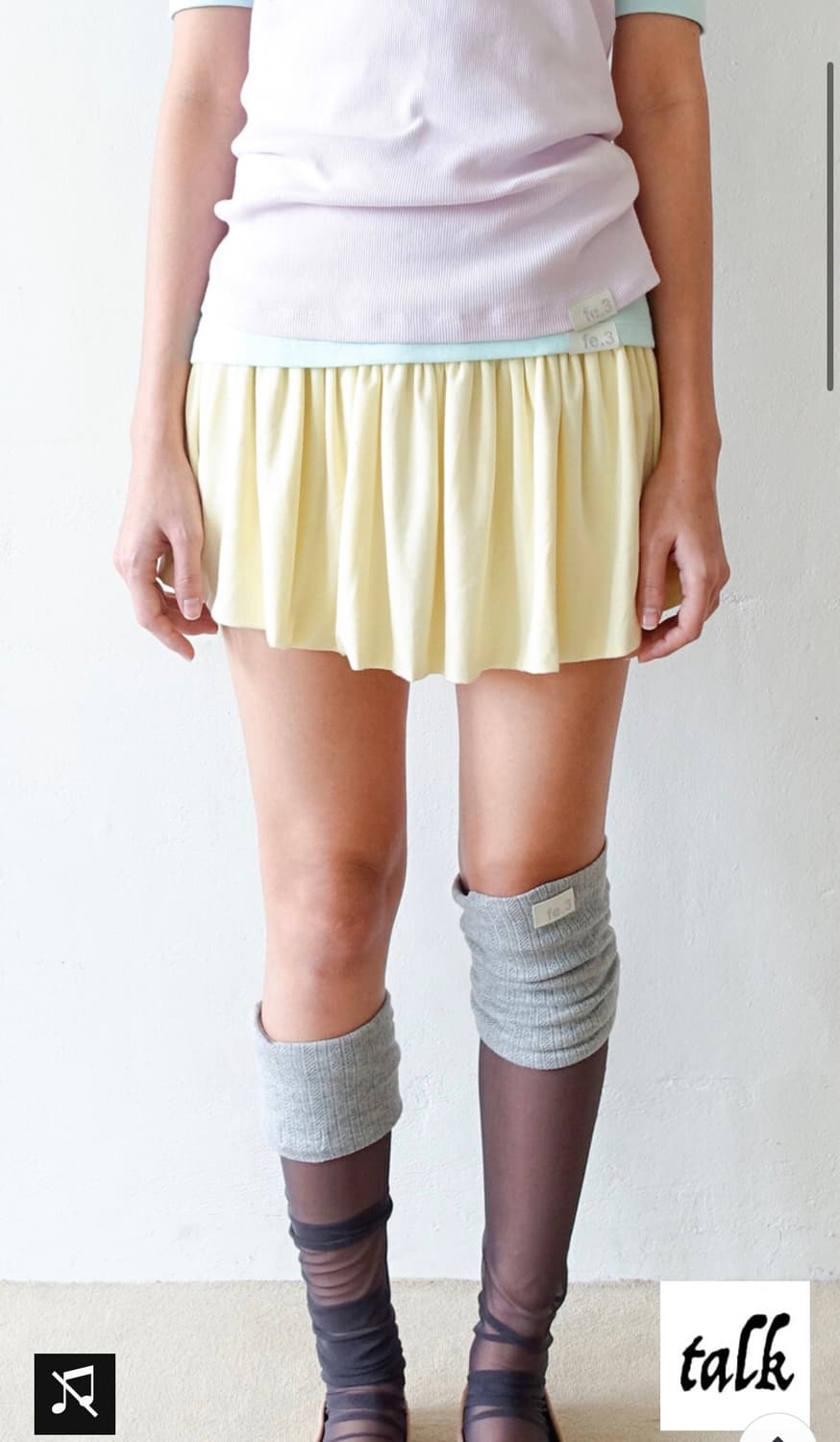 [fe.3] yuzu skirt (lemon) 상품이미지2