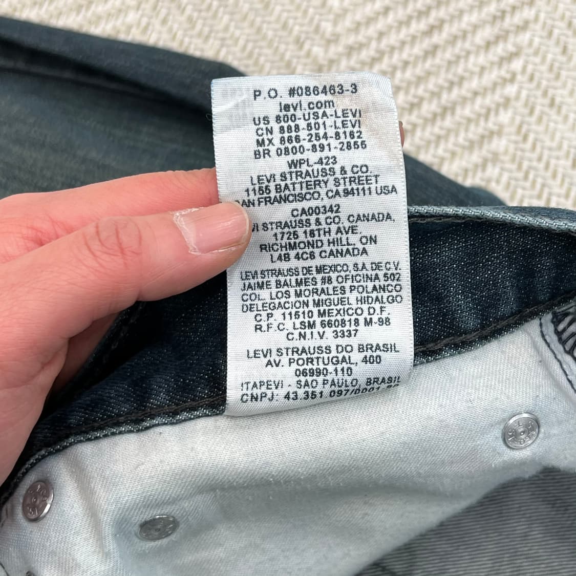 리바이스 527 데님팬츠 r2303 상품이미지7