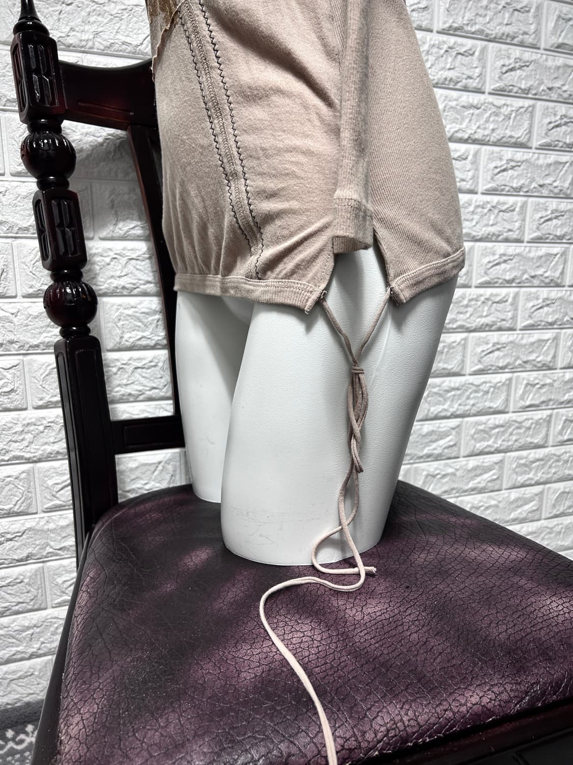 00‘s Y2K skinny minnie 그래픽 롱슬리브 후디 상품이미지4