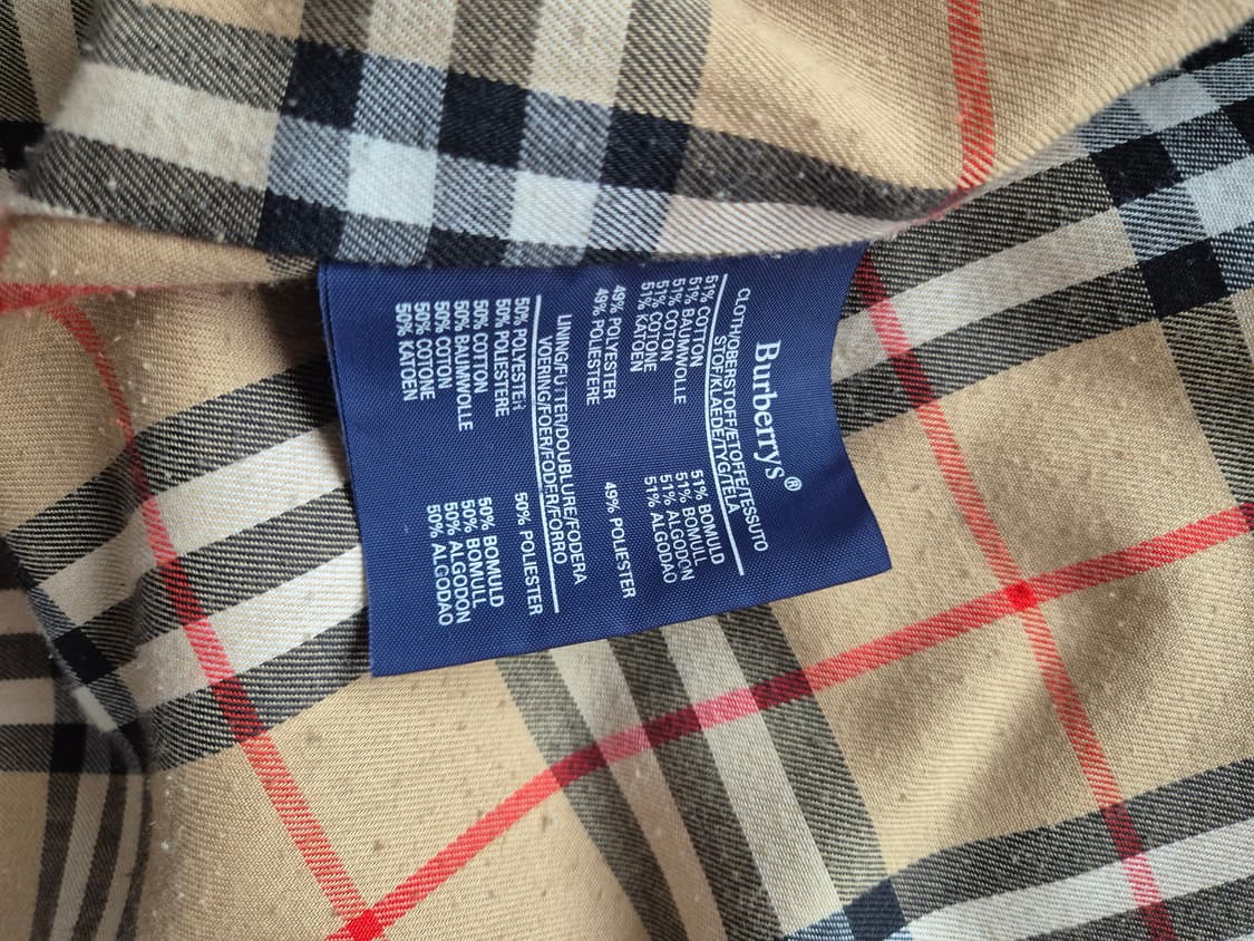 버버리 클래식 개버딘원단 트렌치 카코트 England made 상품이미지4