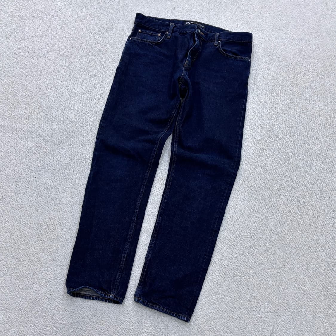 EU44 자라 다크 블루 데님 팬츠 0423E 상품이미지1