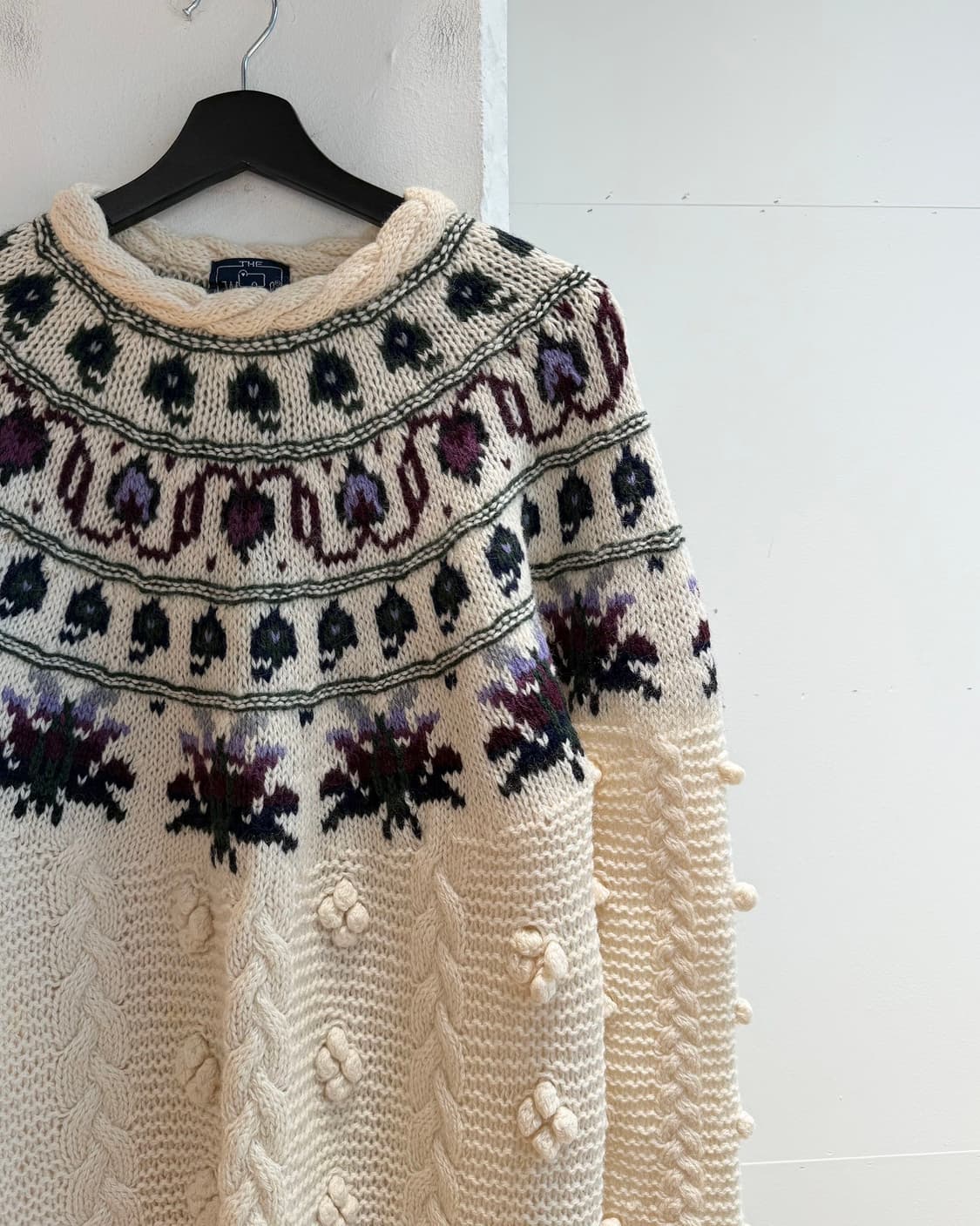 울리치 아이보리 노르딕 울 니트  상품이미지5