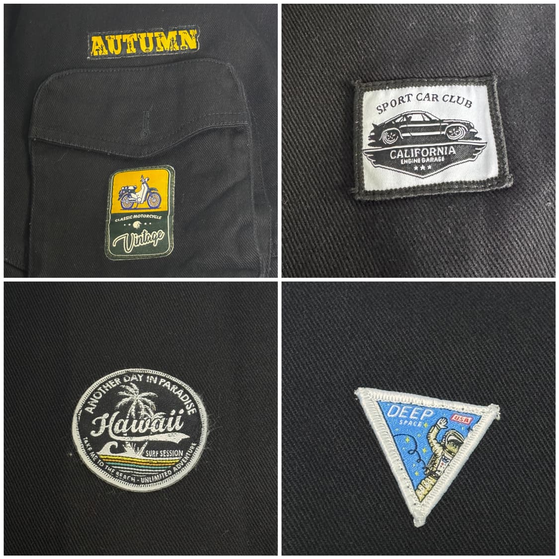 블랙 워크 자켓 M 새제품 상품이미지5