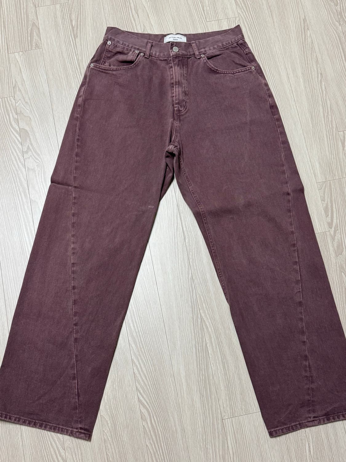 애프터프레이 와이드 슬래시 데님 상품이미지5