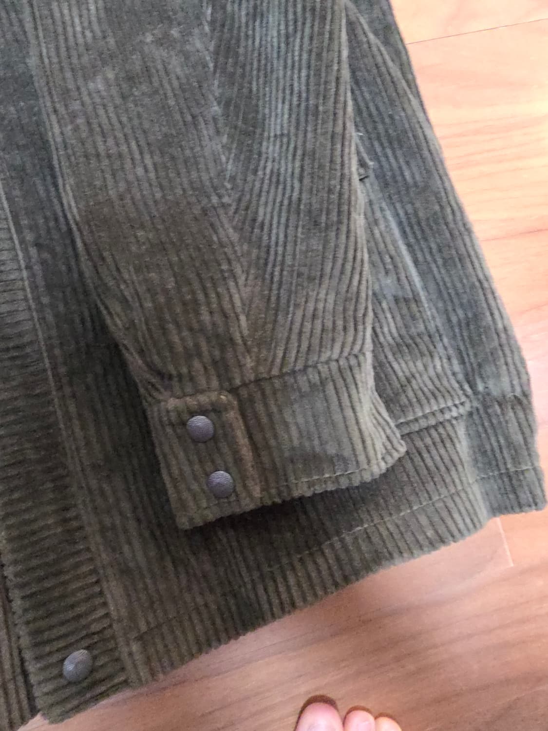 유럽발 80s 빈티지 코듀로이 헌팅자켓 XL 상품이미지3