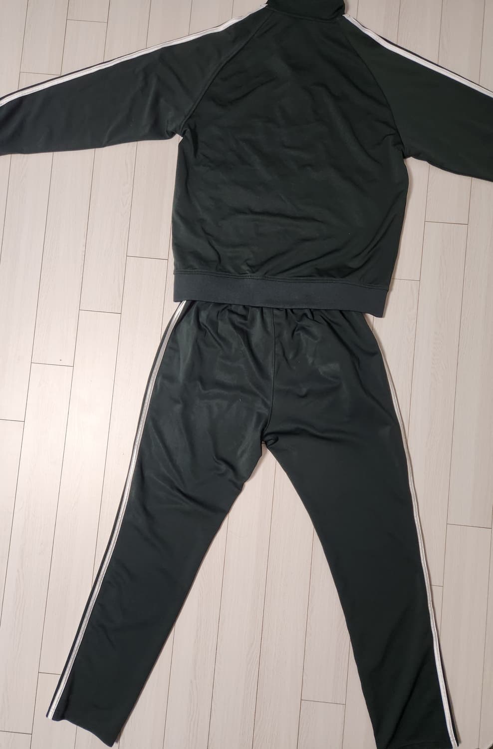새상품급)아디다스 마샬아츠 딥그린 트랙탑 트레이닝복 상하의 세트 사이즈1 상품이미지8