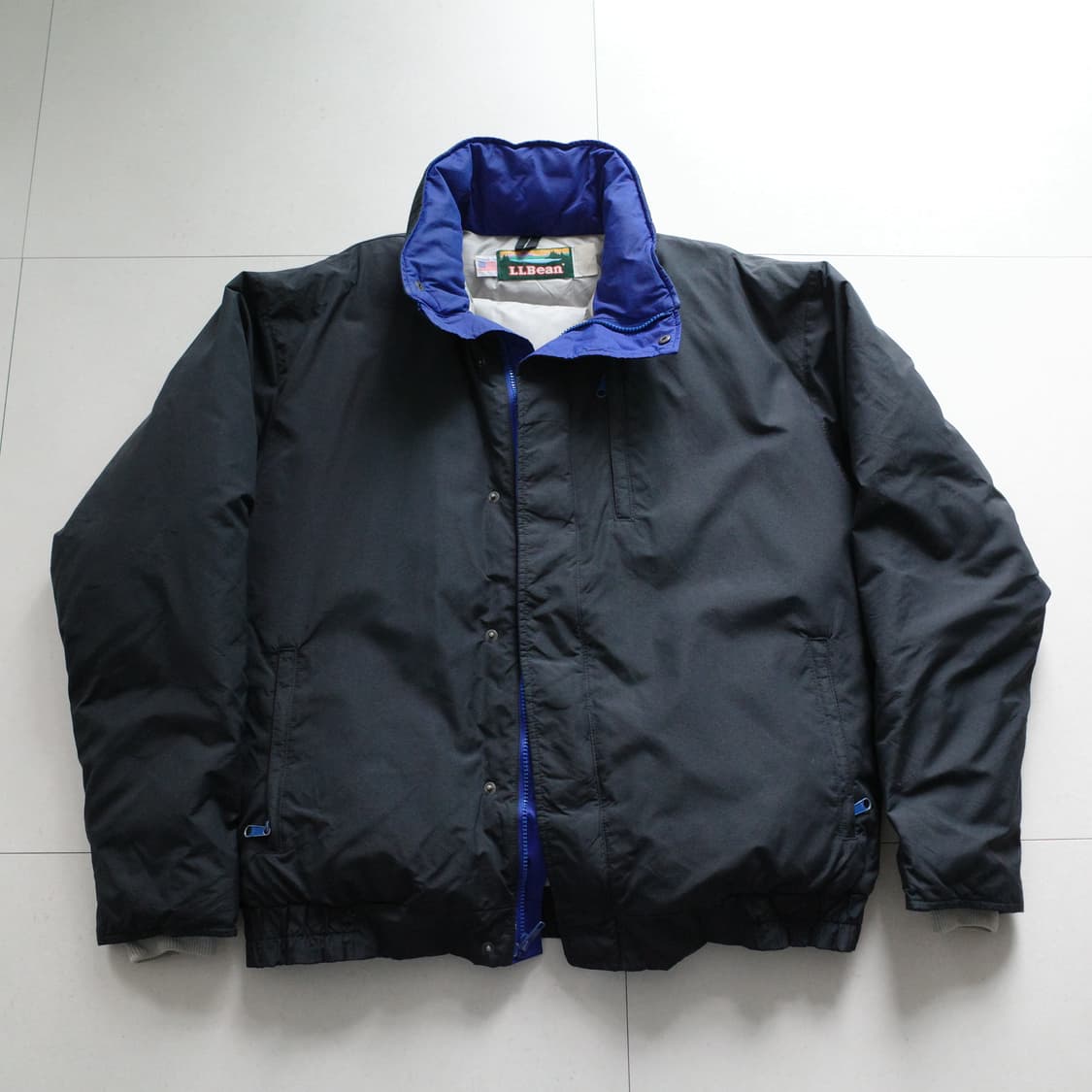 80s 엘엘빈 빈티지 구스다운 자켓 L (Made in USA) 상품이미지1