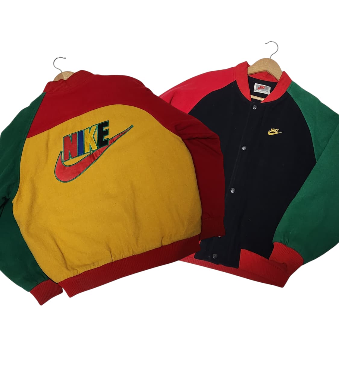 나이키 빅로고 컬러블록 90s 삼나스포츠 스타디움 자켓 상품이미지1
