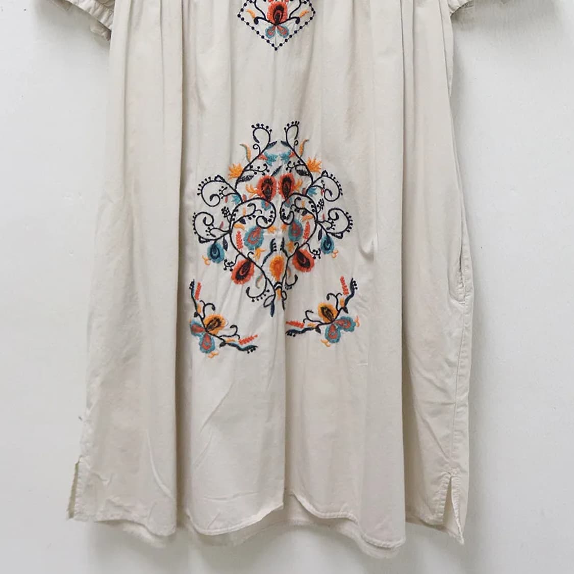 JEANASIS 모리룩 플라워 자수 원피스 66078 상품이미지4