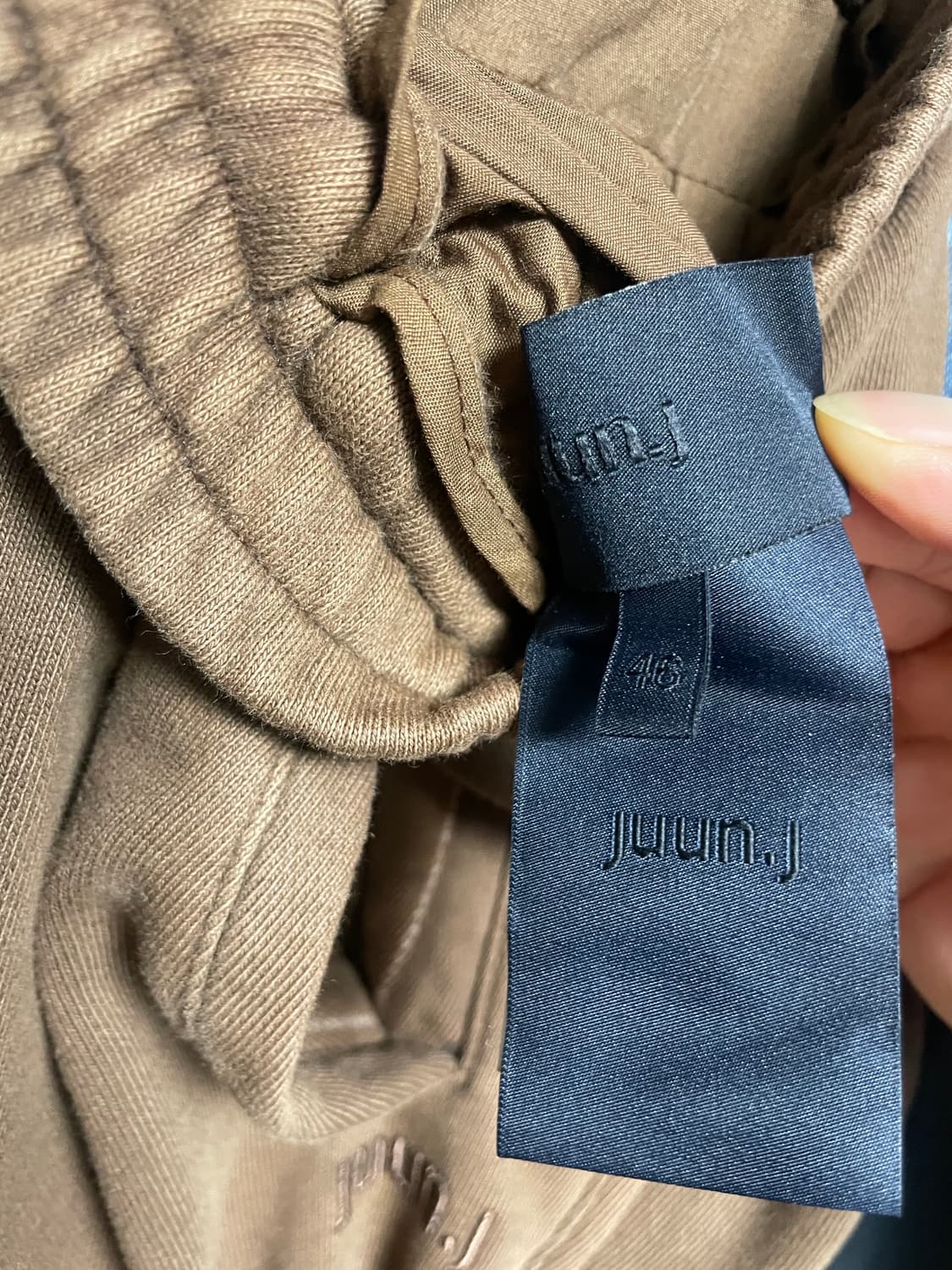 [46] 준지 juun.j 브라운 조거 스웻 팬츠 상품이미지3