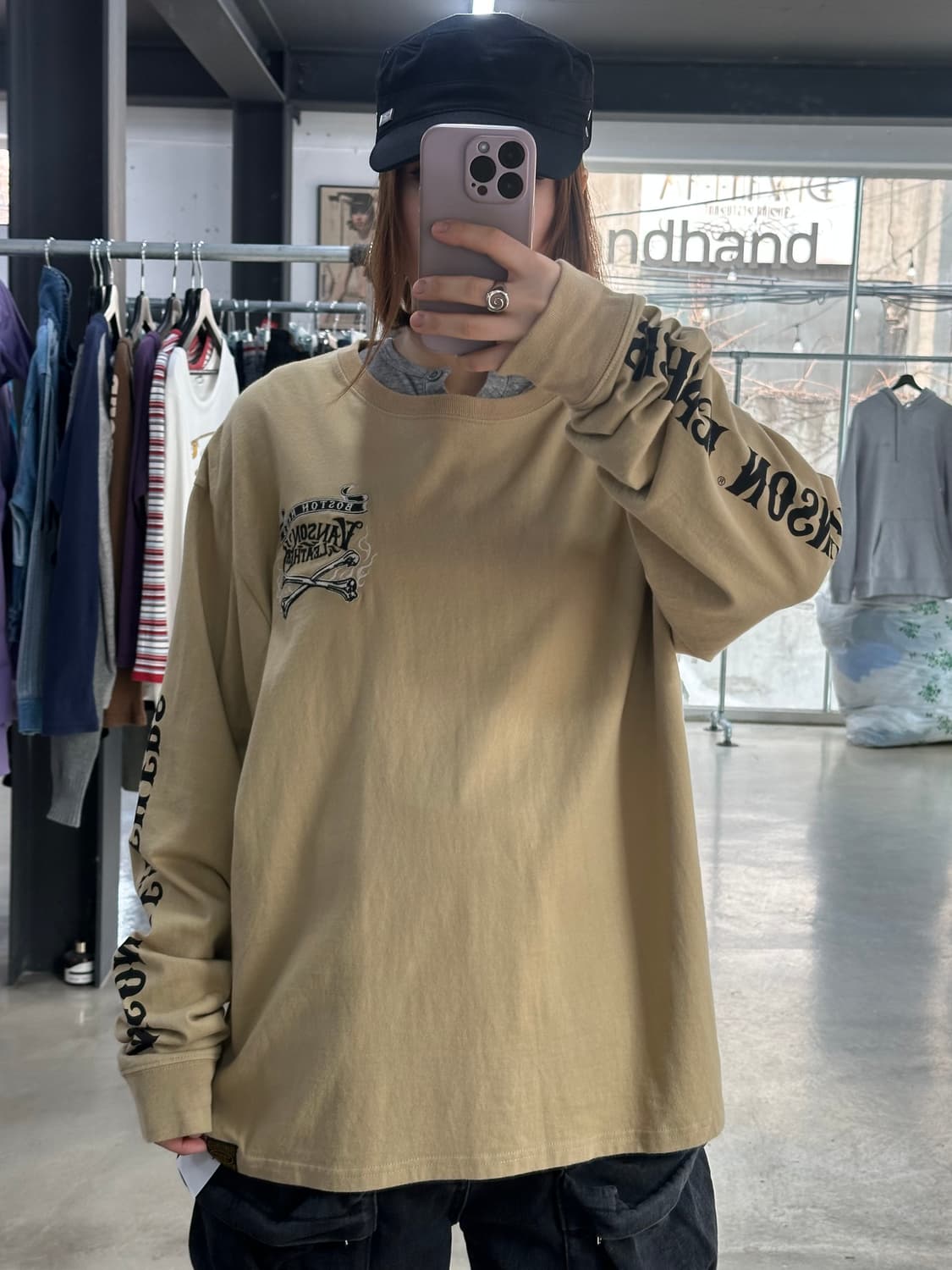 벤슨 Bunker Hill 본 자수 롱슬리브긴팔티 상품이미지4