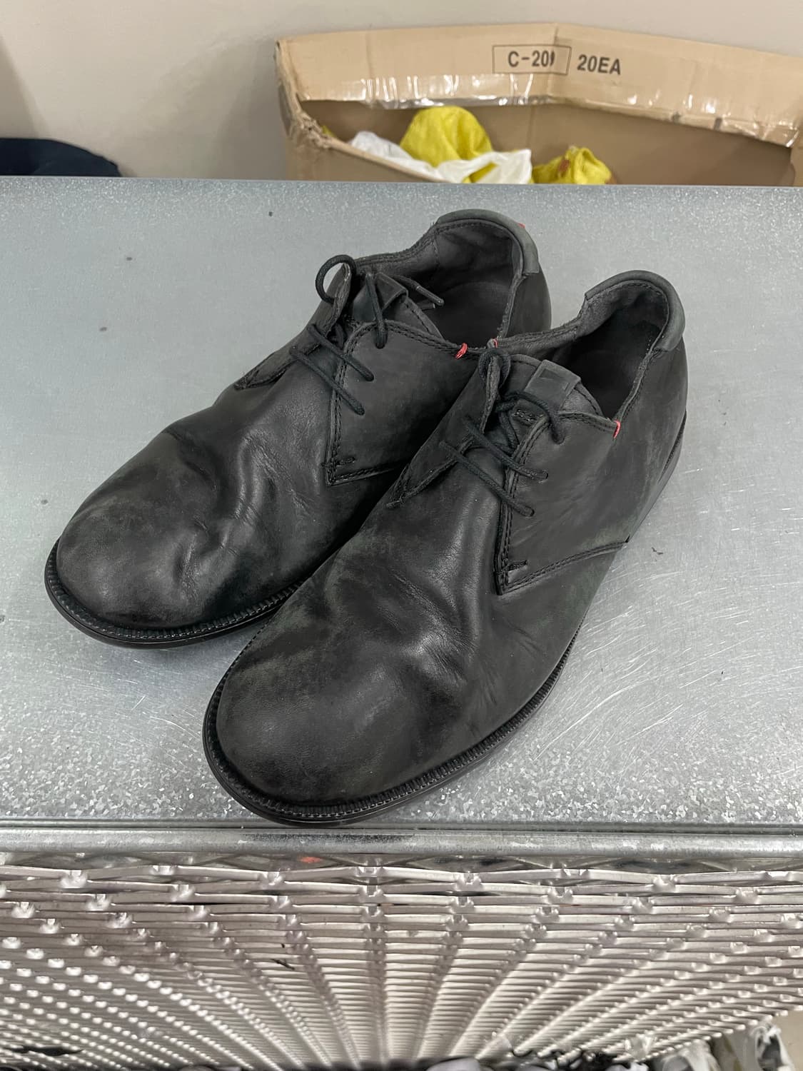 캠퍼 레더 로퍼 블랙 41 상품이미지2