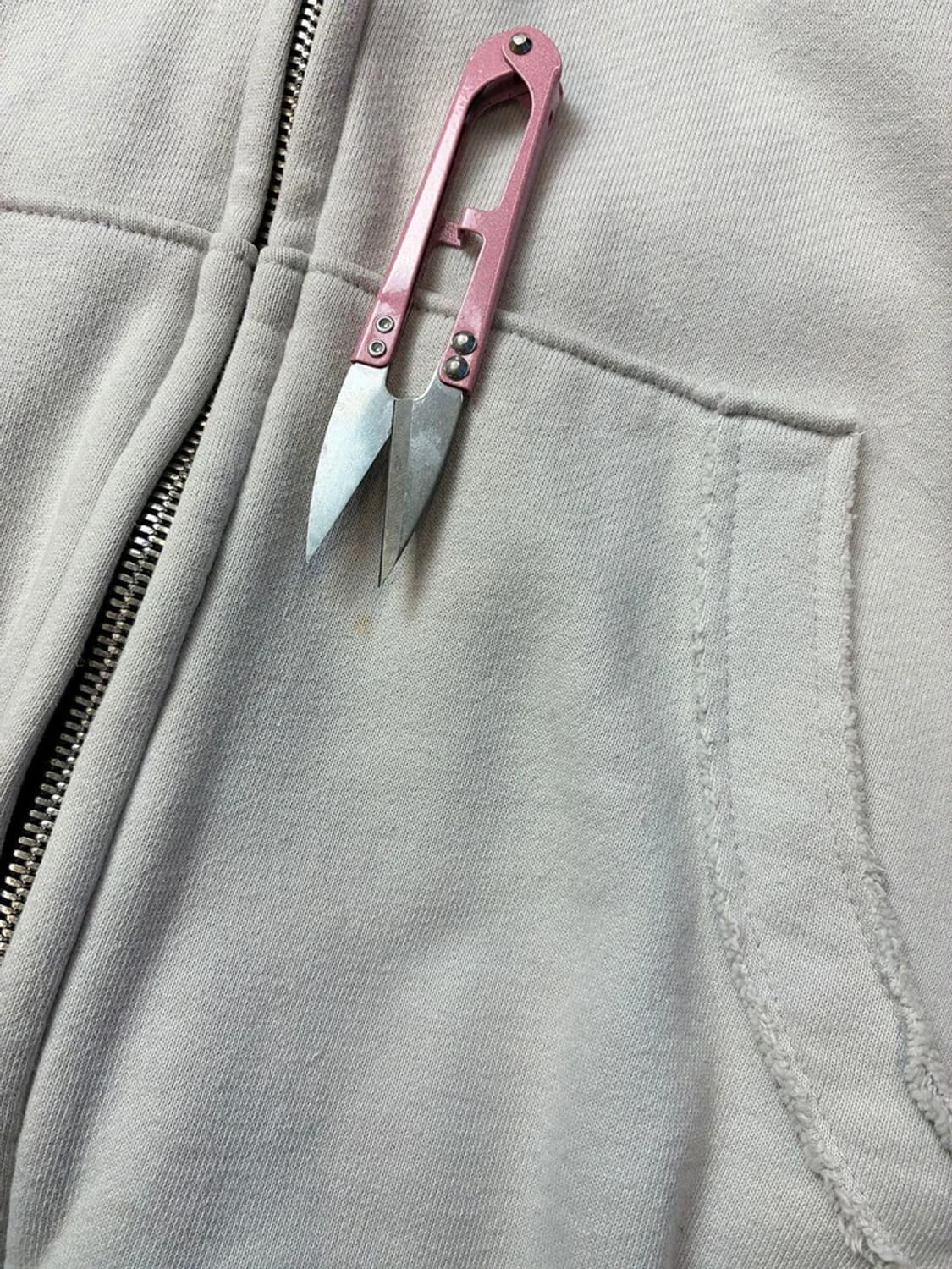 마뗑킴 22ss 그런지 피그먼트 후드 집업 PN5789 상품이미지7