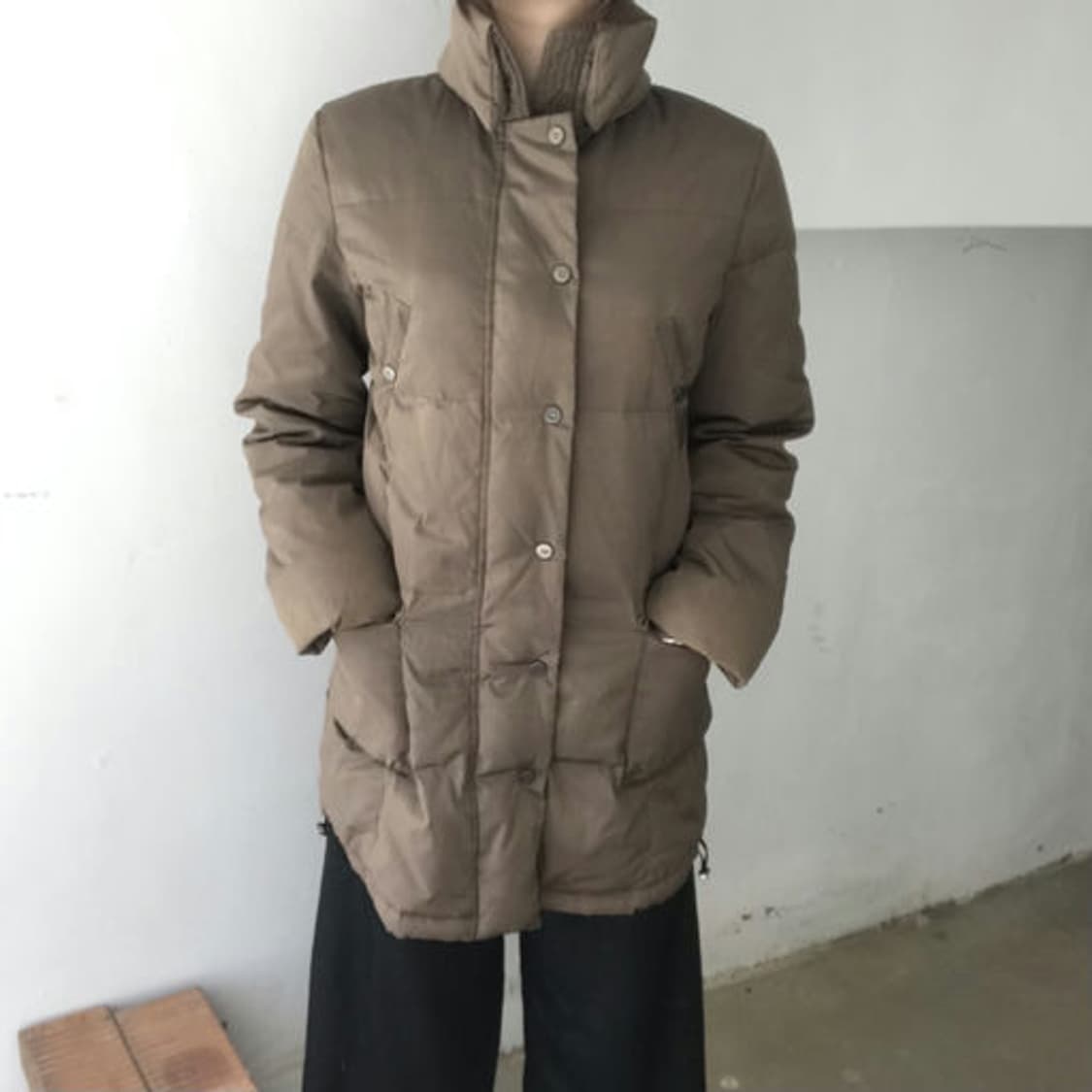 막스마라(Max Mara) 미니멀 퀄팅 패딩 코트 상품이미지2
