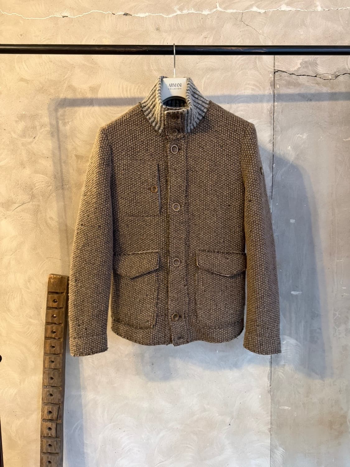 스위스 크리스 니트 블루종 남성100 상품이미지10