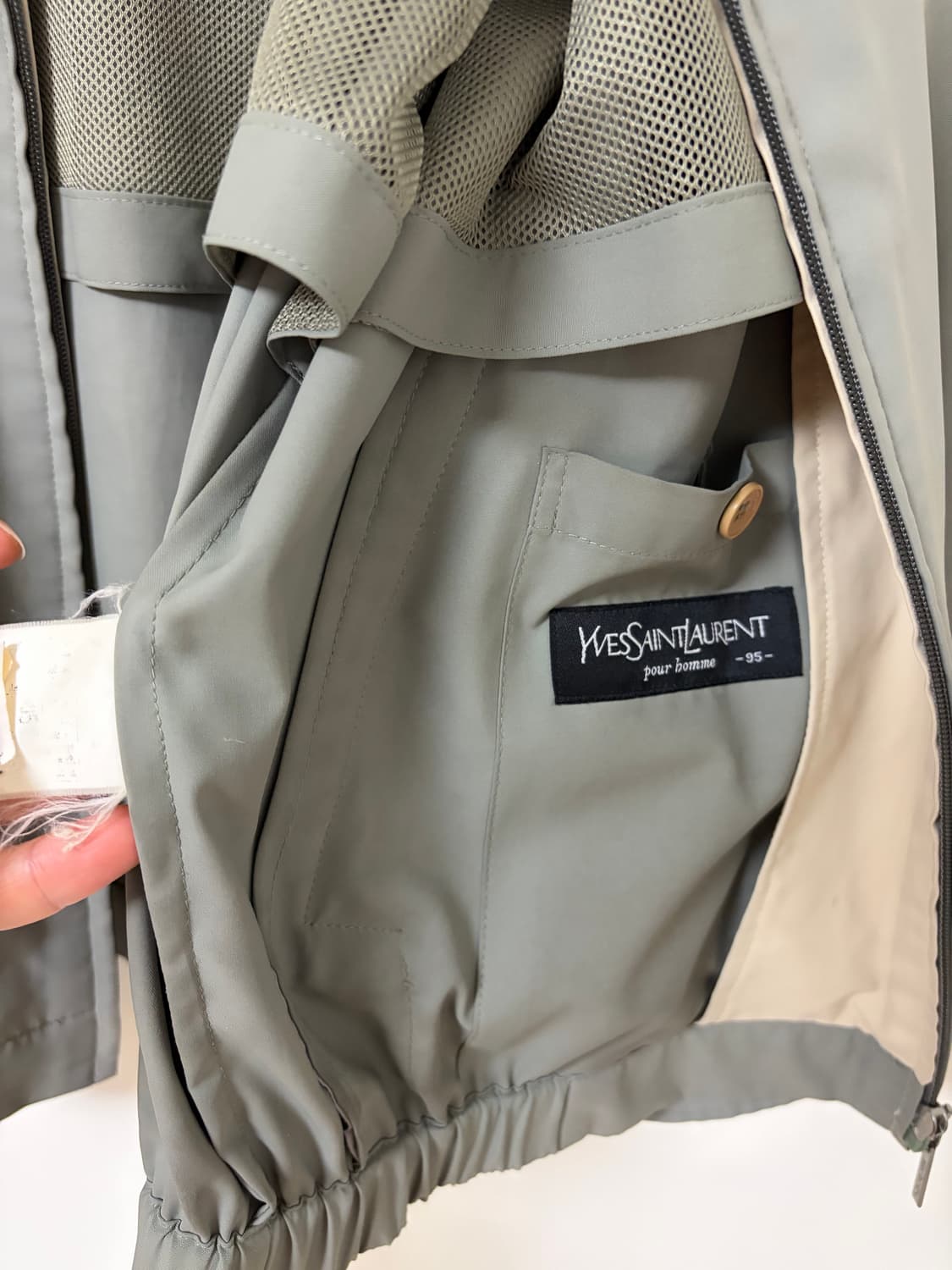 입생로랑 블루종 세이지그린 색상 상품이미지6