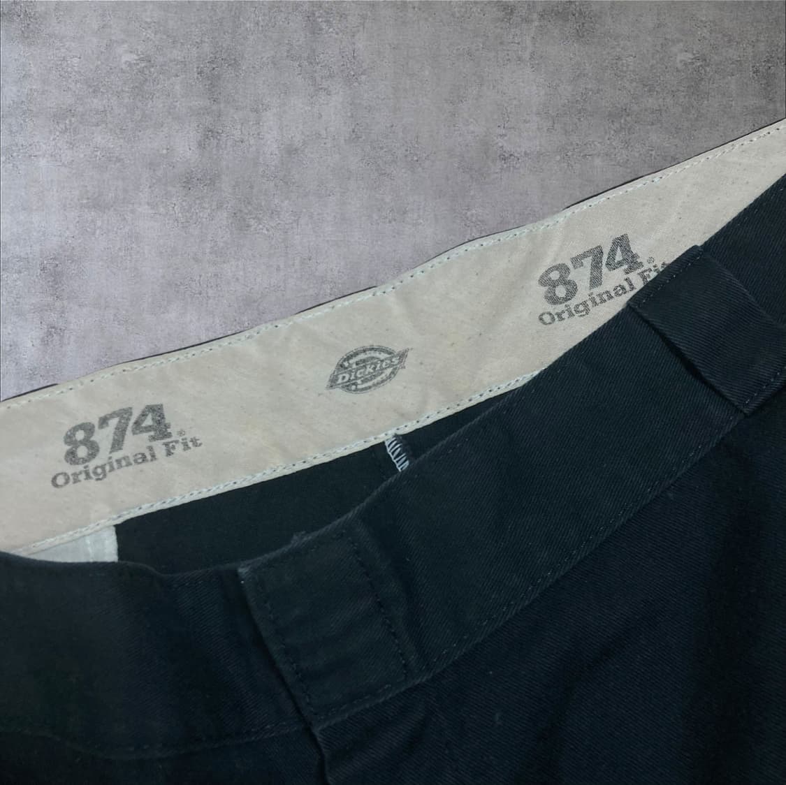 디키즈 874 블랙 워크 팬츠 상품이미지4
