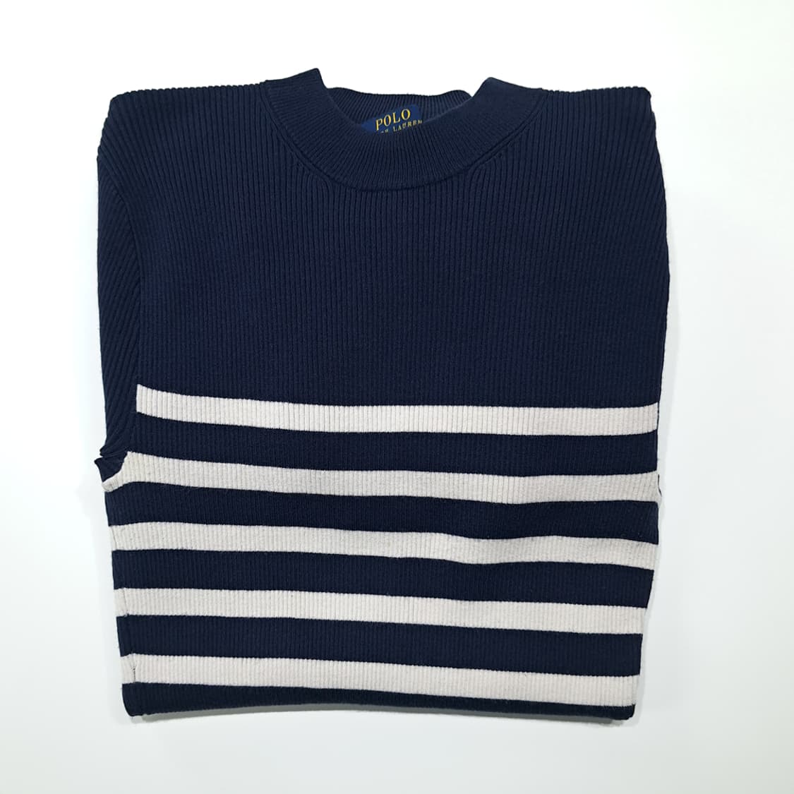 CL993 S 폴로 리브니트 스트라이프 네이비 원피스 상품이미지6