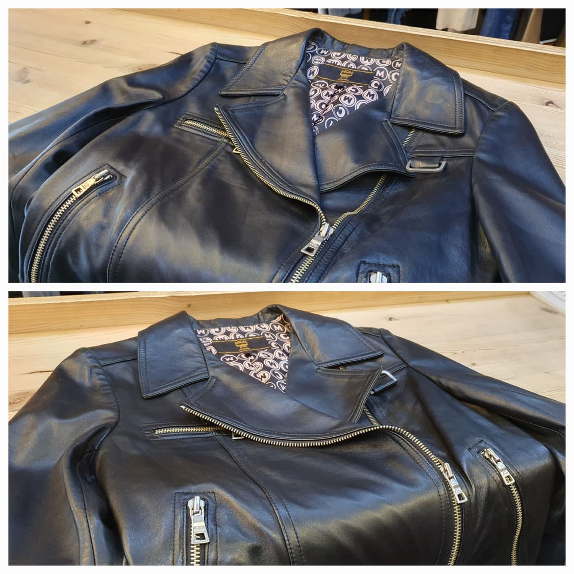 55.MCM 양가죽 라이더자켓 상품이미지4