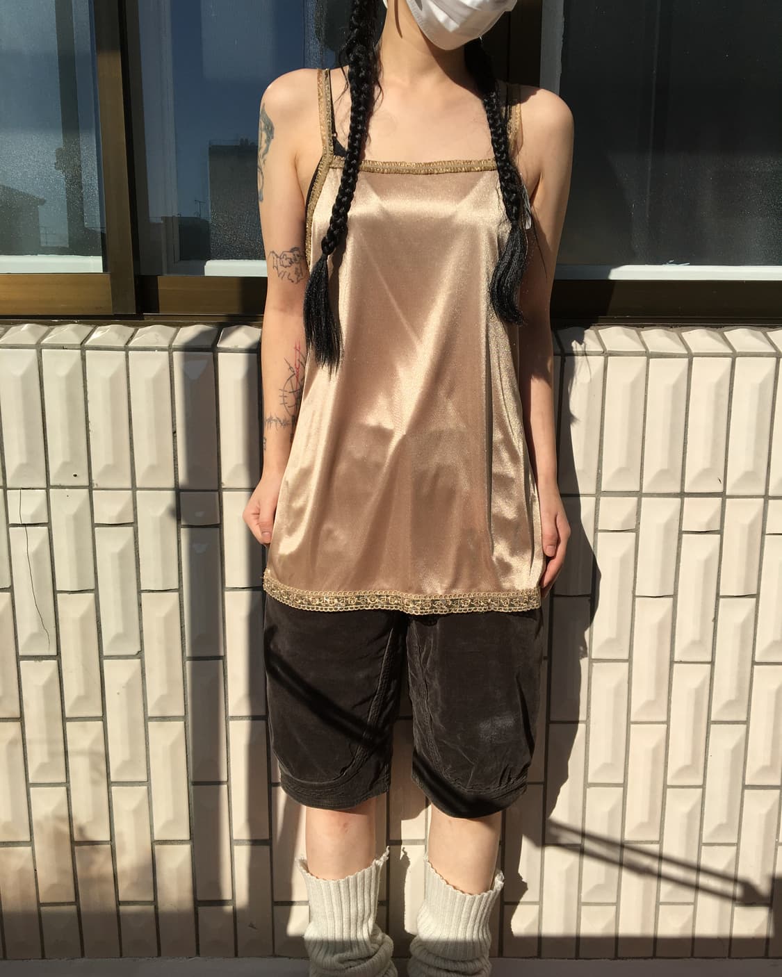 Lace trimming slip sleeveless 상품이미지6