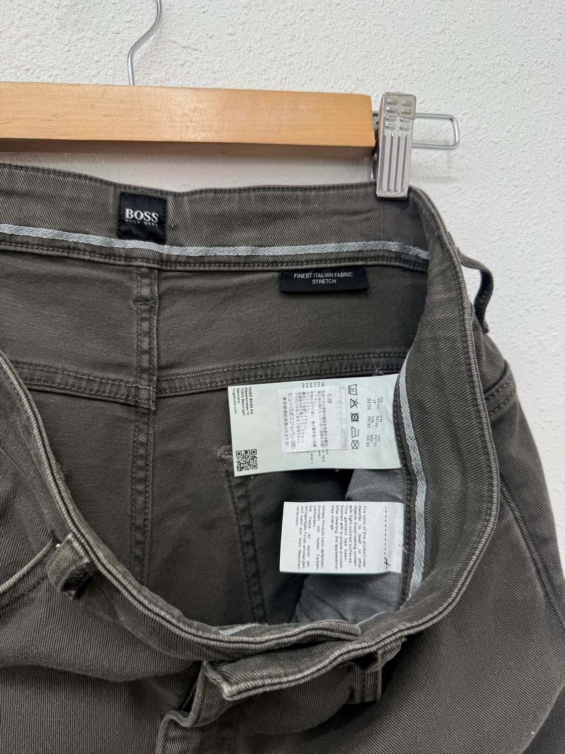 BOSS 히든 워싱 그레이 팬츠 상품이미지4