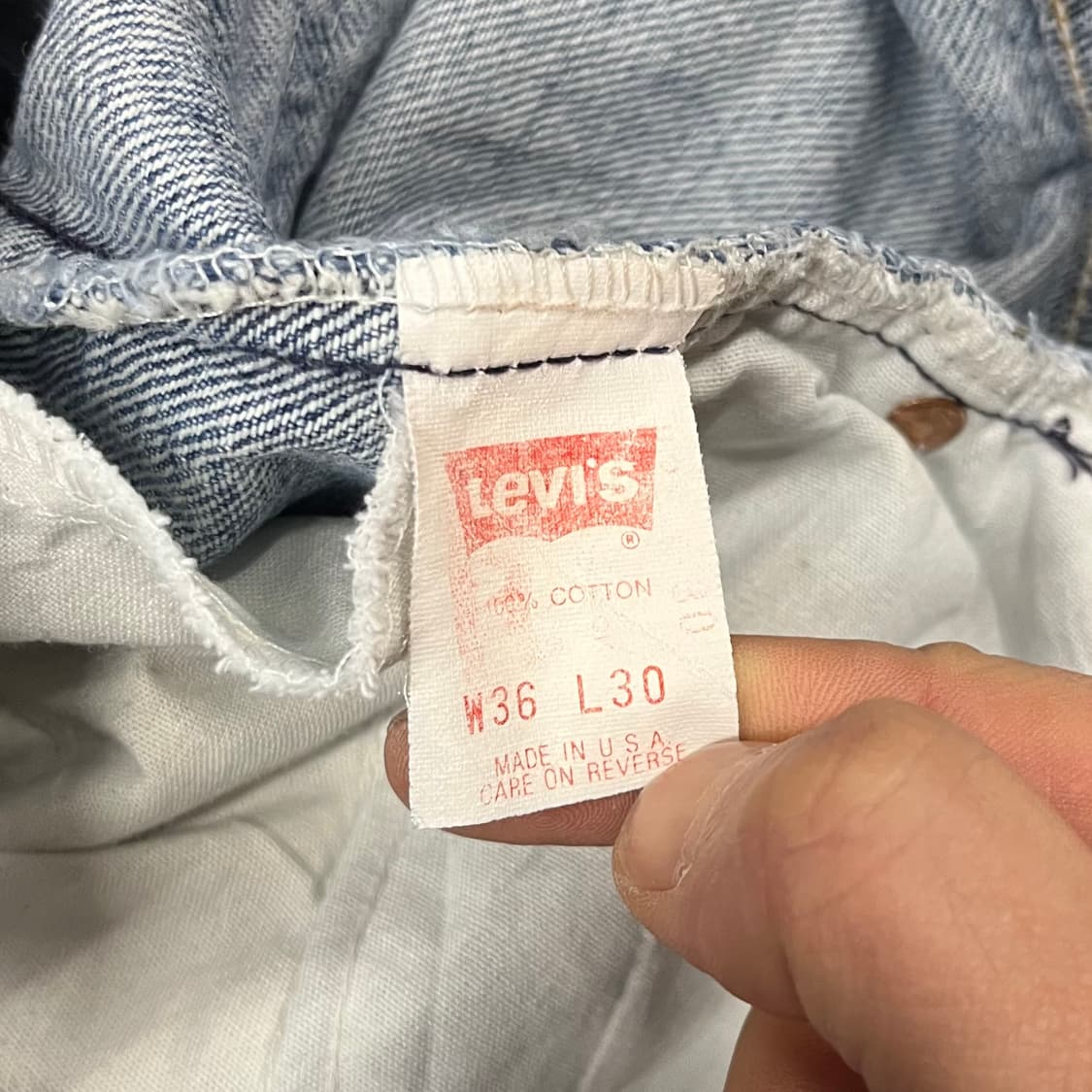 90s USA Levis517 오렌지탭 (35“) 상품이미지7