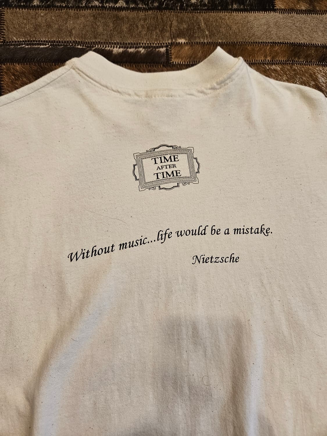 90s 빈티지 헤인즈 베토벤 프린팅 티셔츠  상품이미지4