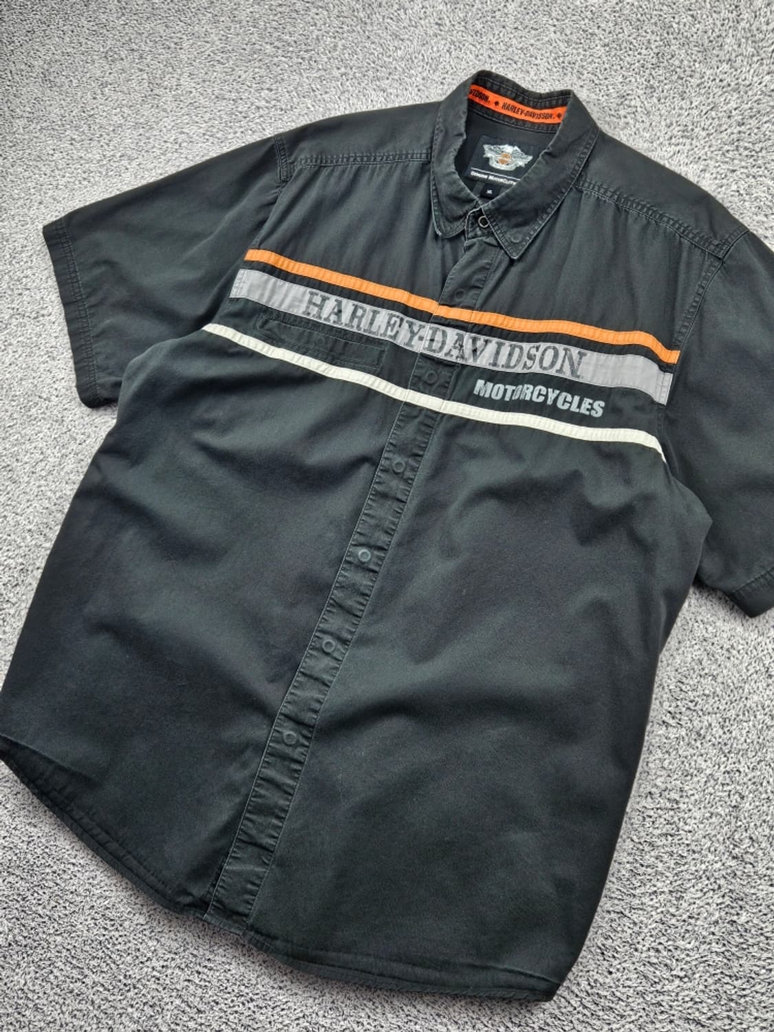 할리데이비슨 바이커 하프 반팔 셔츠 ( XL ) / 11863 상품이미지4