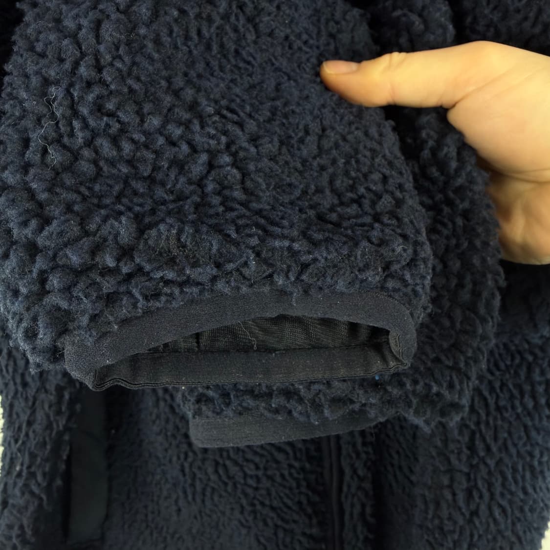 (무료배송)L) 아이더 양털 플리스 자켓 네이비 상품이미지4