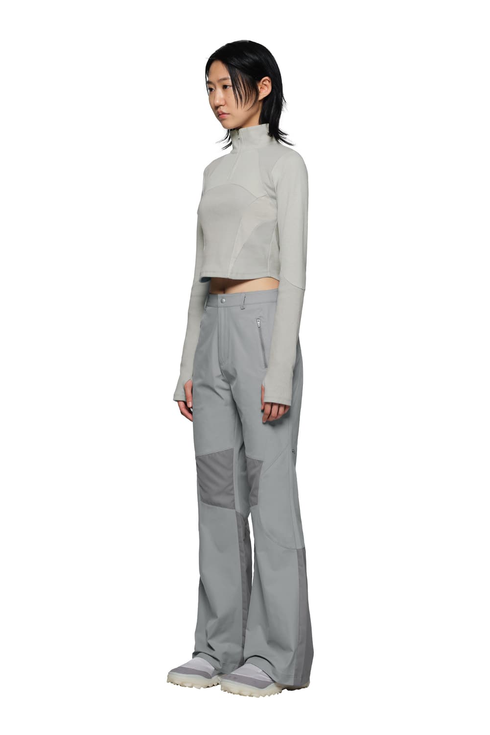 아트오브필드 HALF NECK CROPPED T-SHIRT - BEIGE 상품이미지5