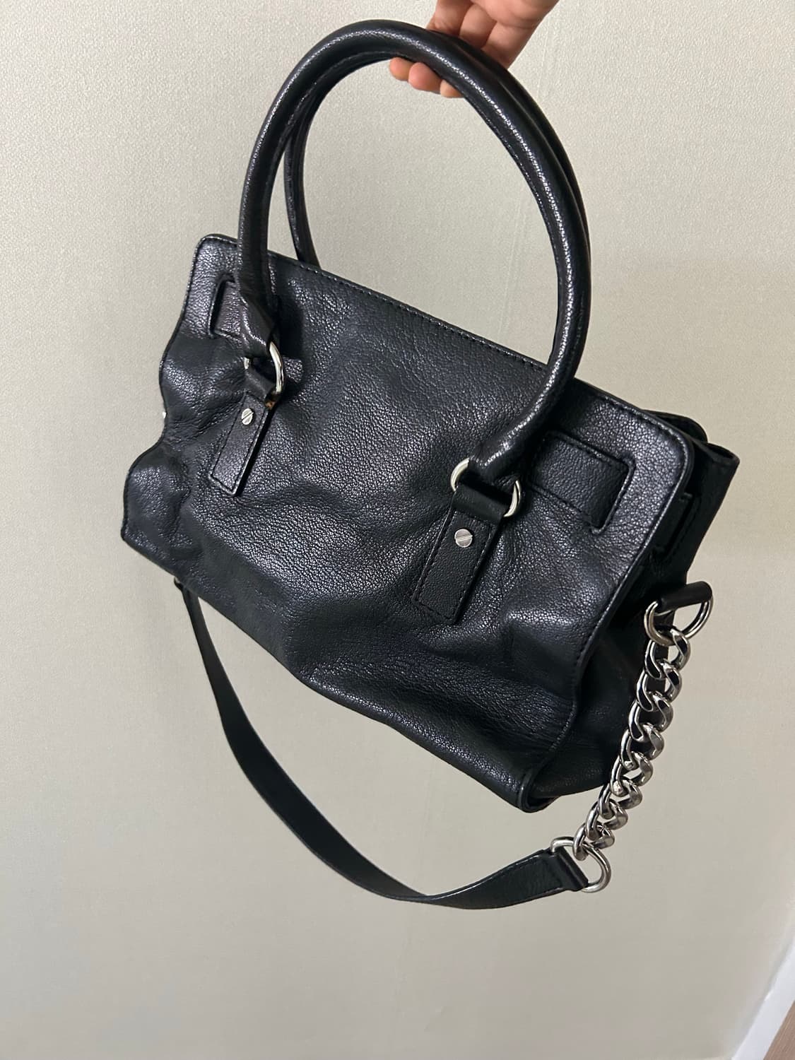 마이클코어스mk 은장 레더백 숄더백 상품이미지4