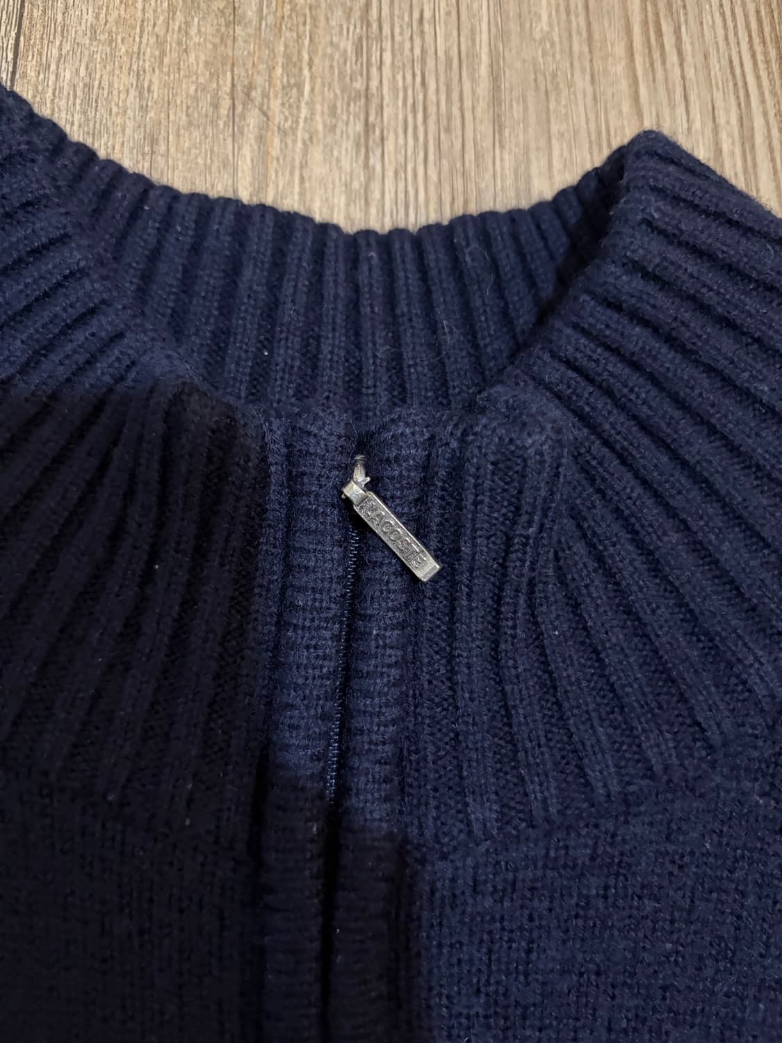 105) 라코스테 스트라이프 니트집업 상품이미지3