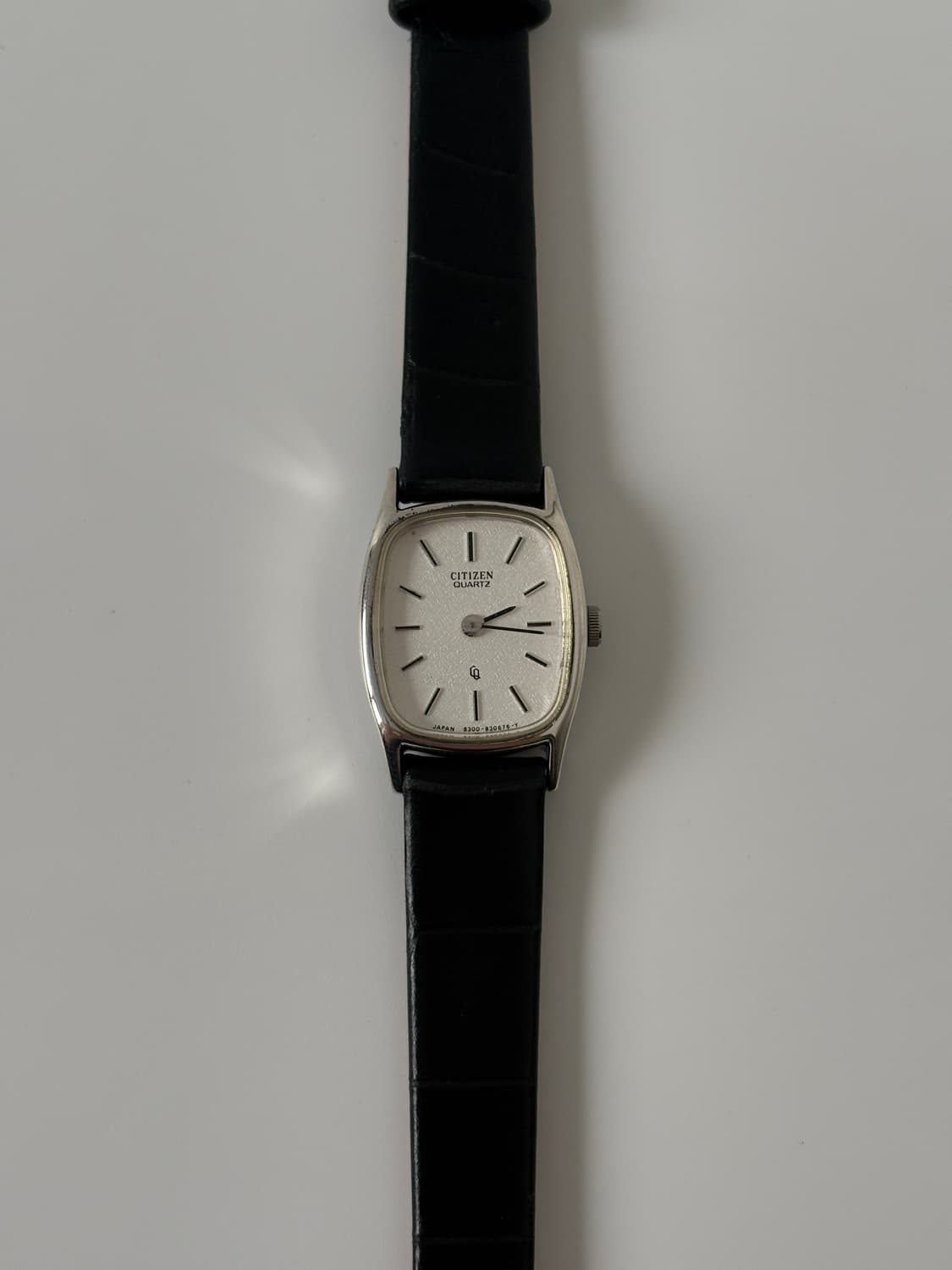 1980s CQ Snow Dial Tank Ladies Quartz 상품이미지3