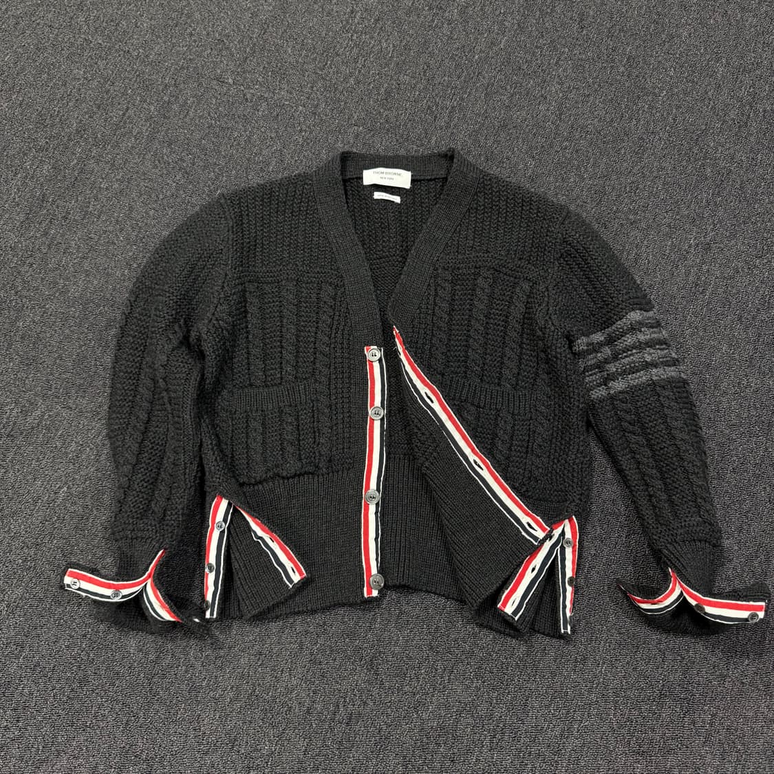 톰브라운 아란 케이블 니트 가디건 3사이즈  상품이미지4