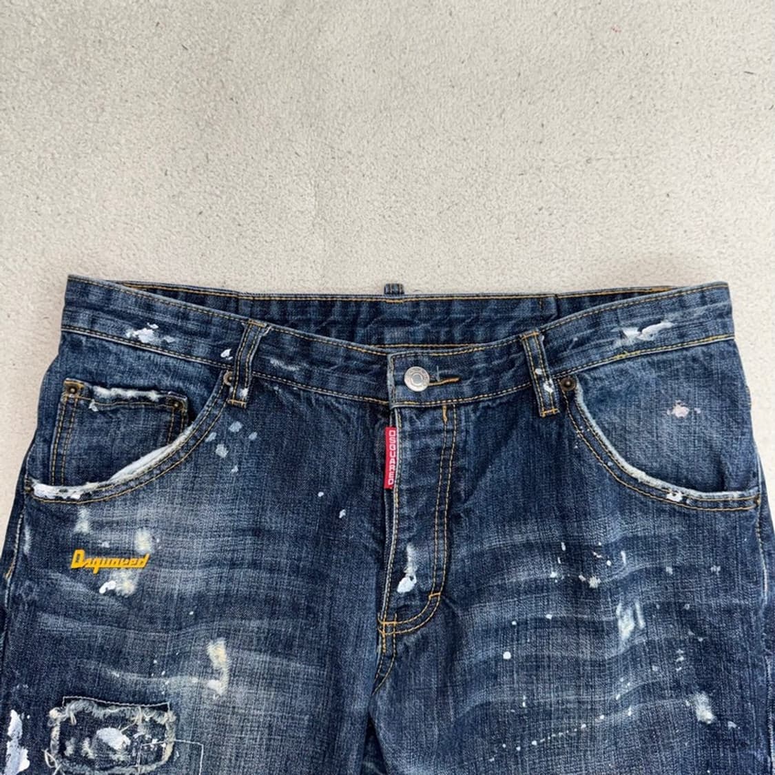DSQUARED2 페인트 데님 팬츠 54 상품이미지2