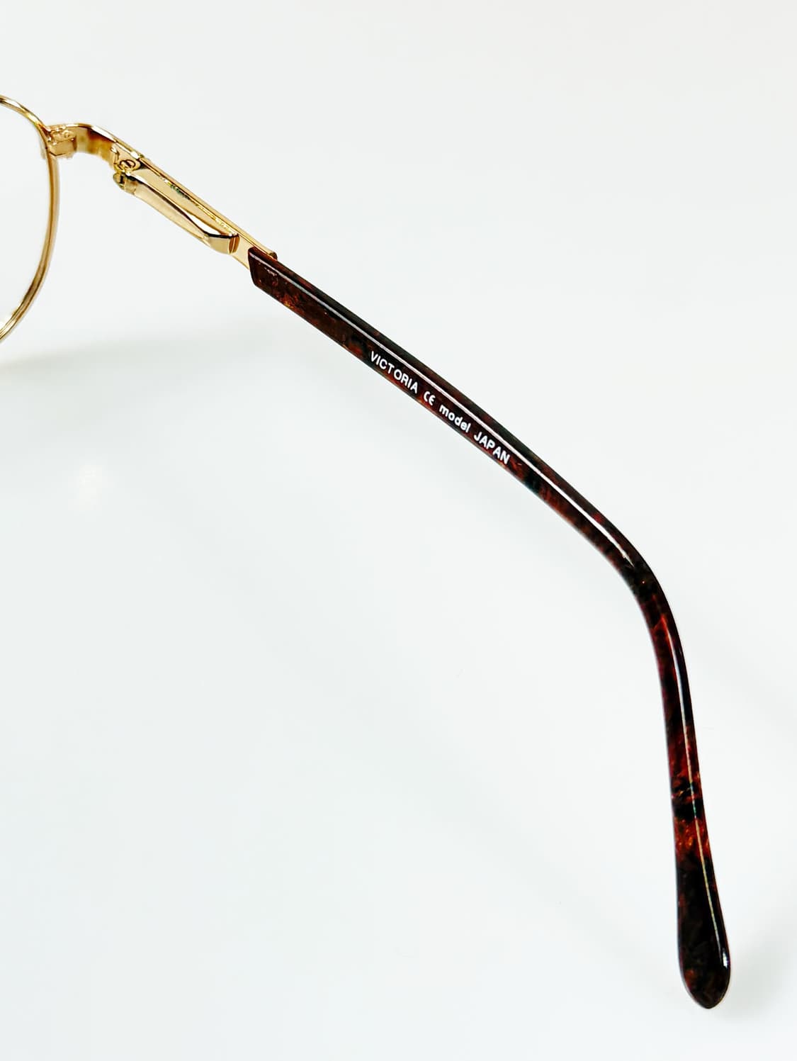 90s VICTORIA 옵티컬 맷골드 클래식 스퀘어 빈티지 안경 상품이미지6