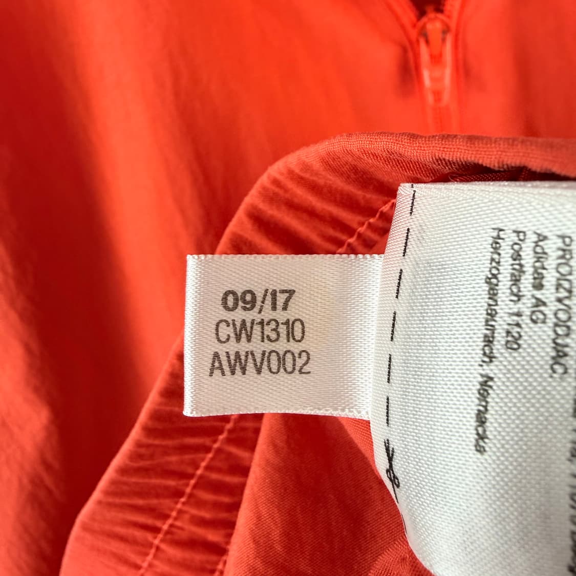 (L) 아디다스 윈드브레이커 바람막이 레드 상품이미지4