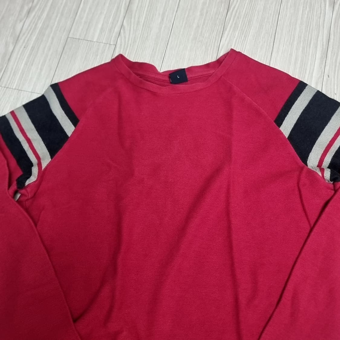 휴고보스 레드 스트라이프 긴팔 티셔츠(L) 상품이미지3