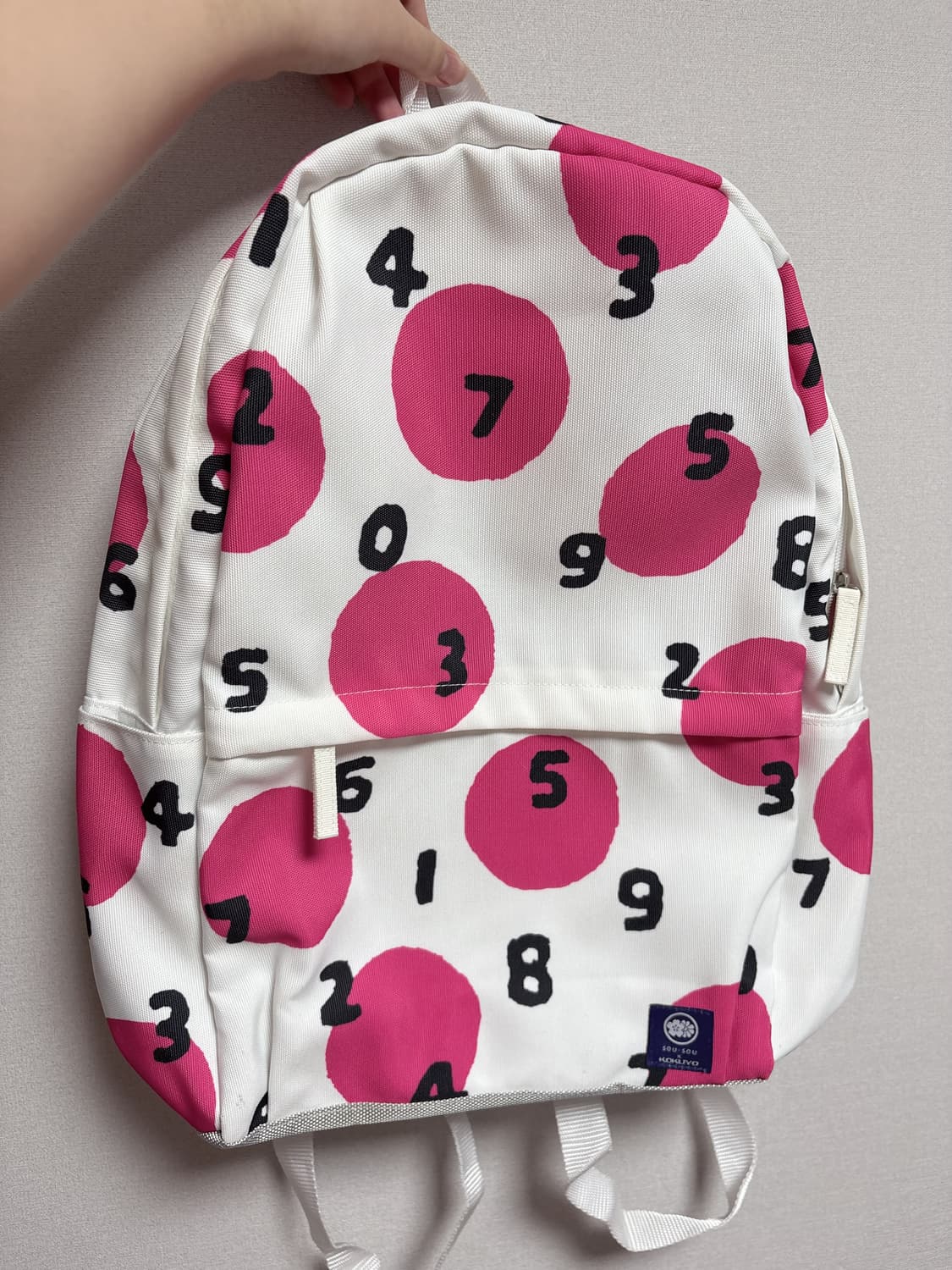 소우소우 핑크 도트 백팩 상품이미지3