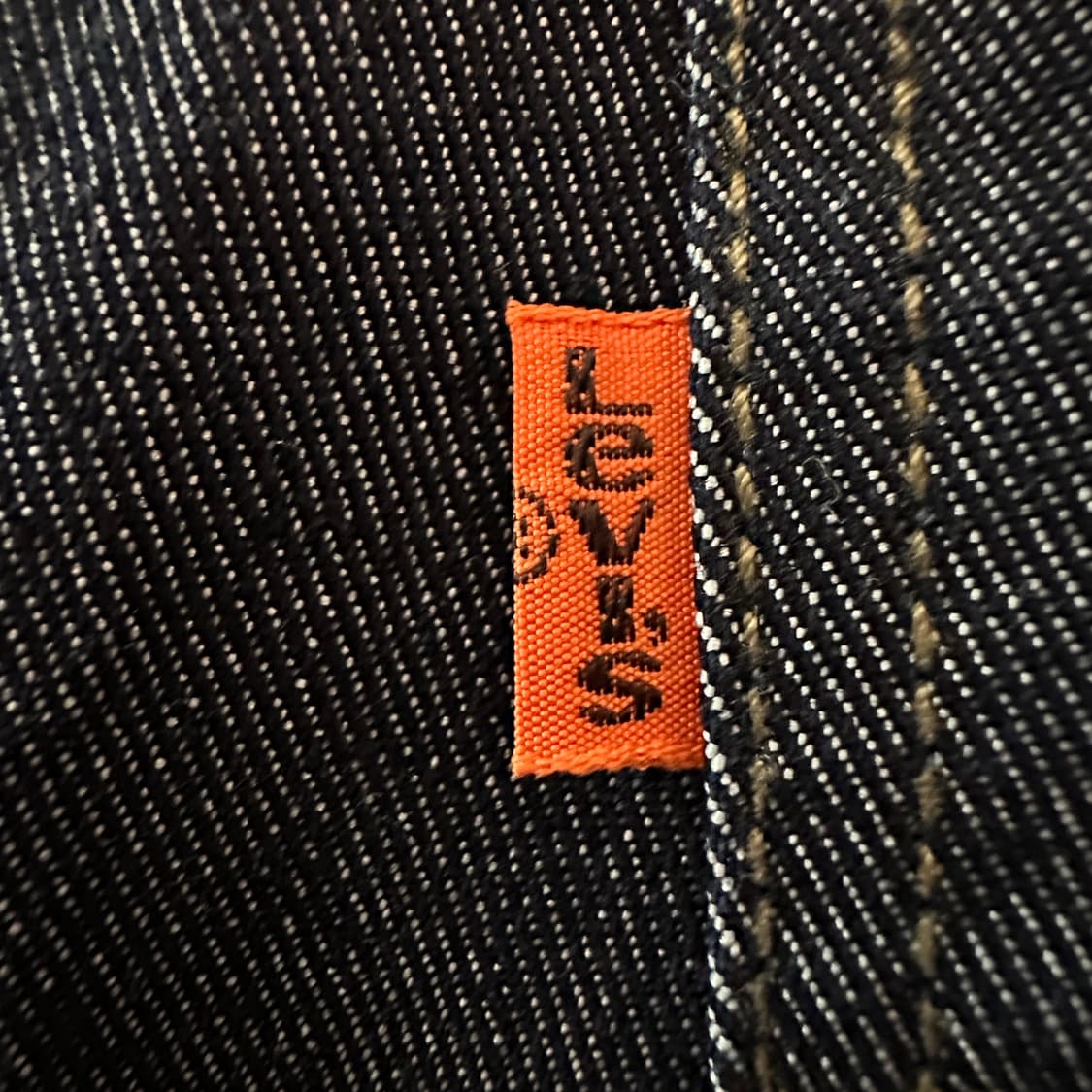 LEVI'S lady orangetab denim skirt 상품이미지3