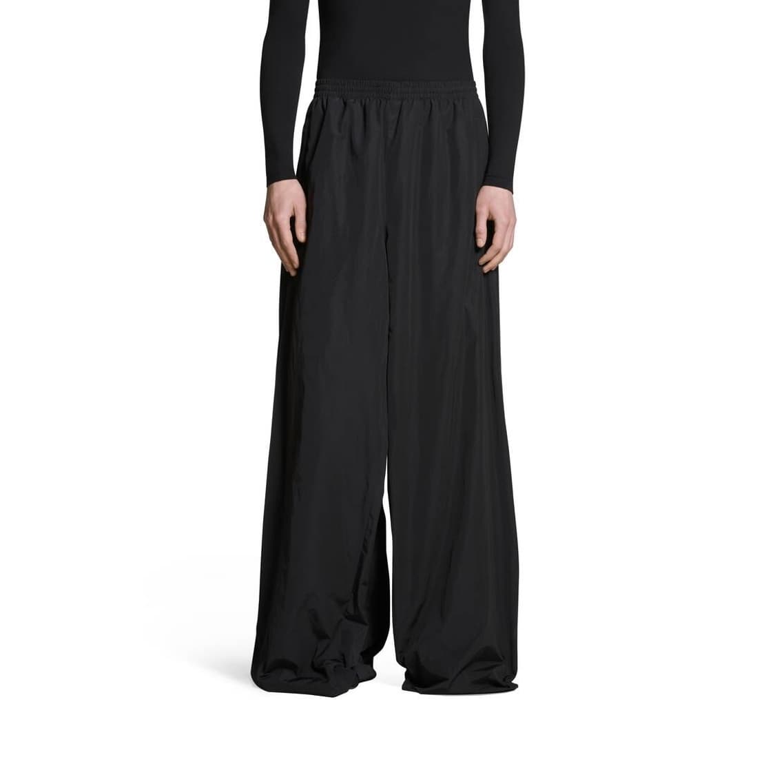 발렌시아가 더블 프론트 트랙 팬츠 블랙 상품이미지9