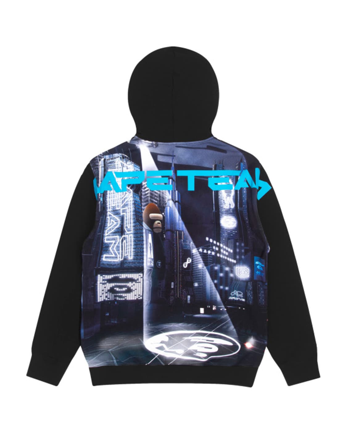 에이프 문 페이스 후드 집업 상품이미지3