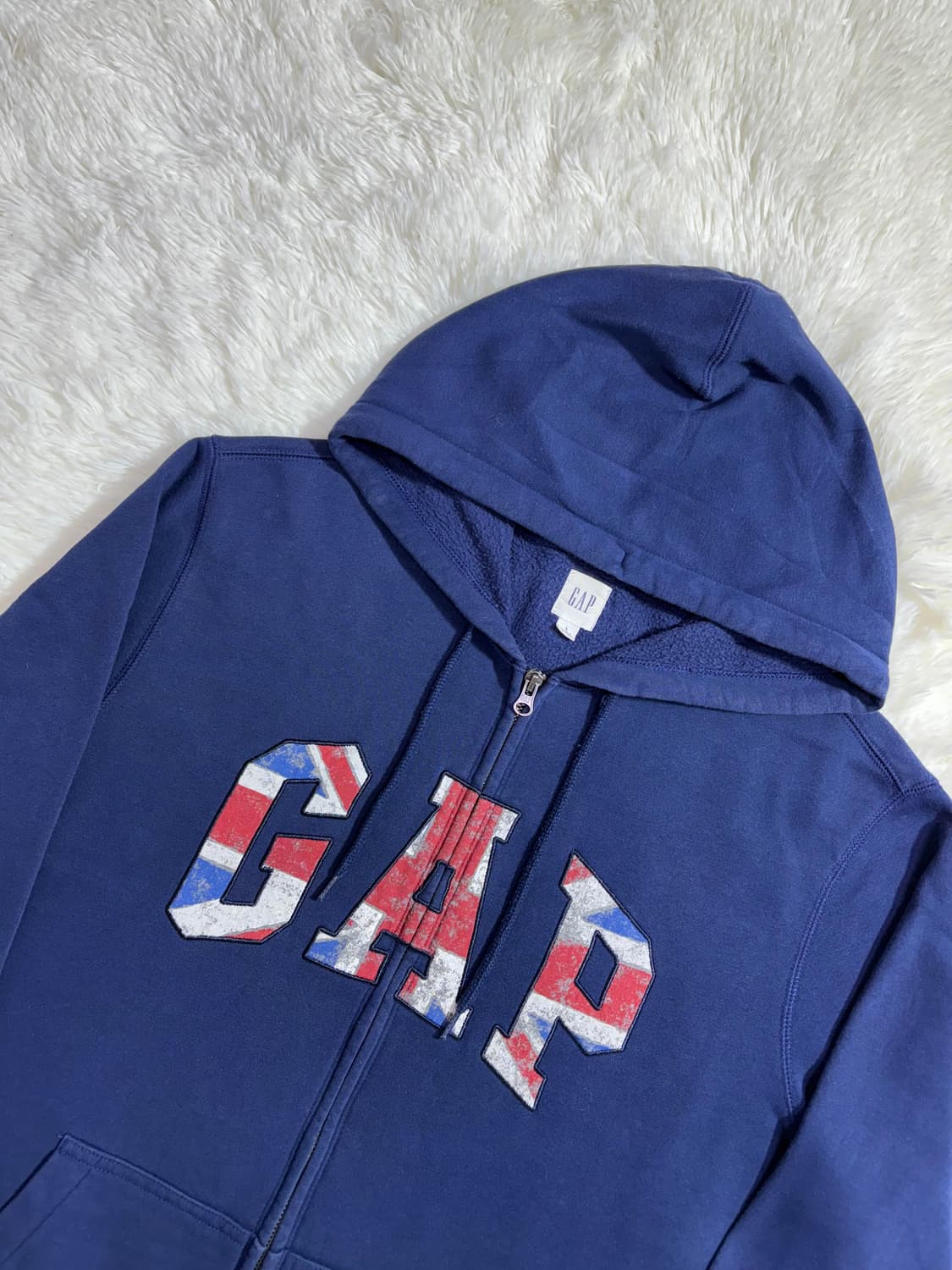 GAP 갭 UK 빅로고 오버핏 후드집업  상품이미지4