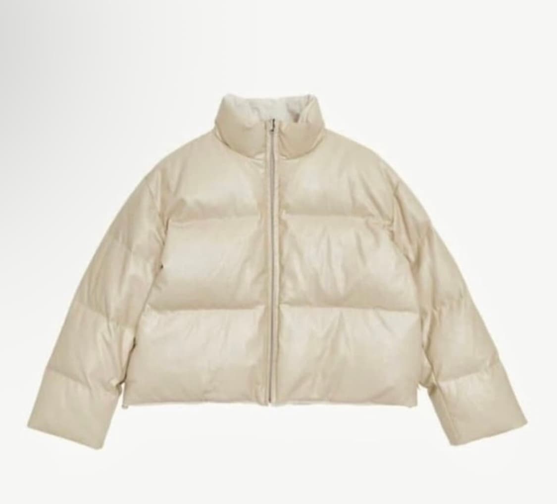 아모멘토 리버시블 레더 패딩 푸퍼 상품이미지1