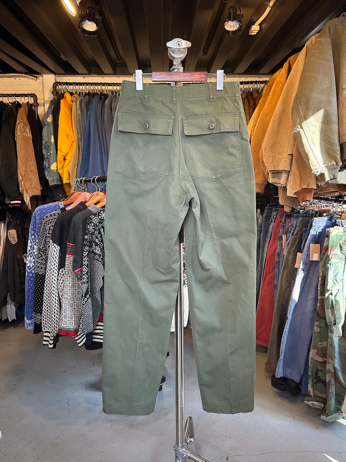 70s 미군 Us Army Og507 퍼티그 팬츠 32x35 상품이미지2