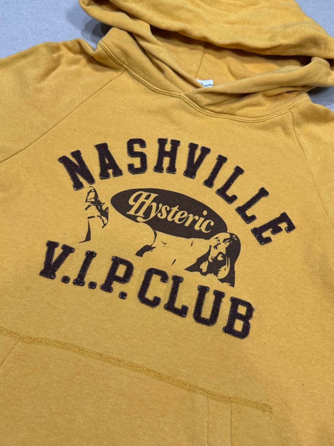 히스테릭 글래머 아카이브 테리 원단 입체 프린팅 후드티 상품이미지2